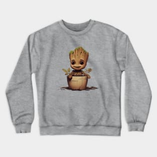 Happy Baby Groot Crewneck Sweatshirt